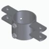 Hing posti 89mm kahepoolne otse