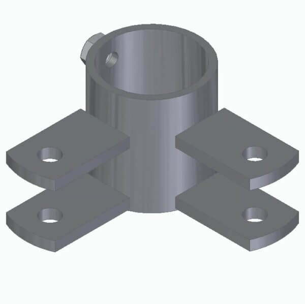 Hing posti 60mm kahepoolne