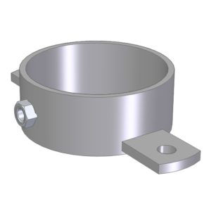 Aia kinnitus posti 114mm kahepoolne otse