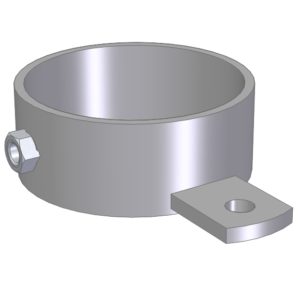 Aia kinnitus posti 114mm ühepoolne