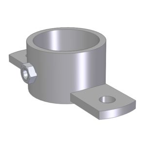 Aia kinnitus posti 60mm kahepoolne otse