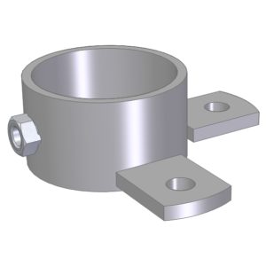 Aia kinnitus posti 76mm kahepoolne