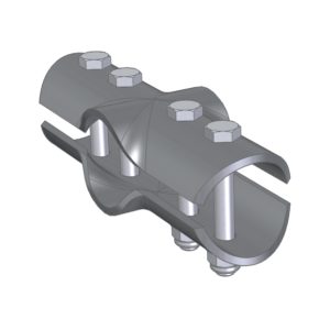 Topelt T-klamber 60 x A 60 x 60mm