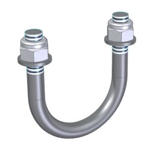 U-Polt 60mm M12 lühem komplekt