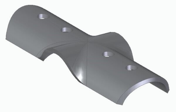 Topelt T-klamber 60x60x60 1 pool