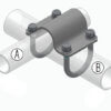 Ristklamber A 48 x B 48 komplekt
