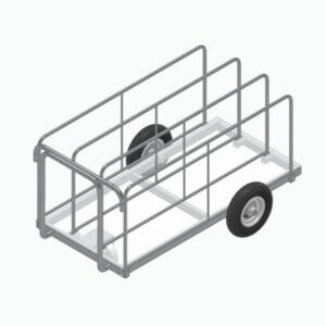 Käru vasikaboksi seinte transportimiseks